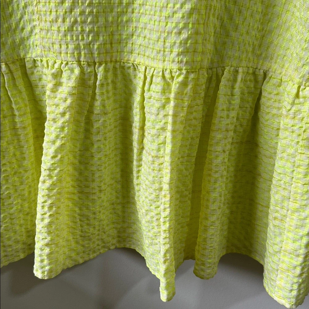 Anthropologie Corey Lynn Calter Mariah Textured Mini Dress Size Medium Coastal - Picture 6 of 9